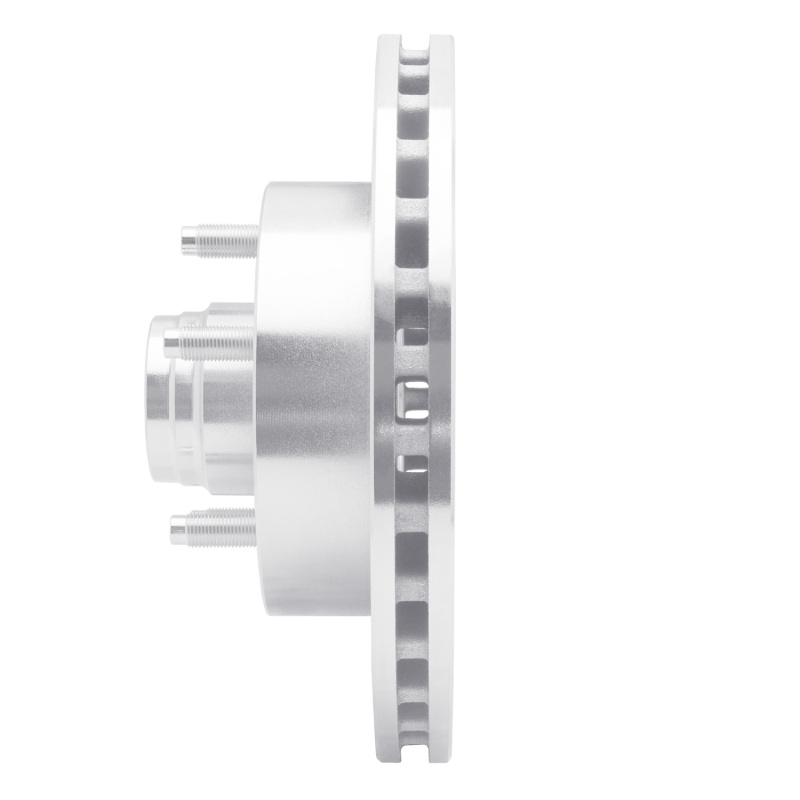 Ford Ranger Brake Rotor (1) - Front Left - R1 Concepts - Drilled & Slotted - Silver - `98-`02